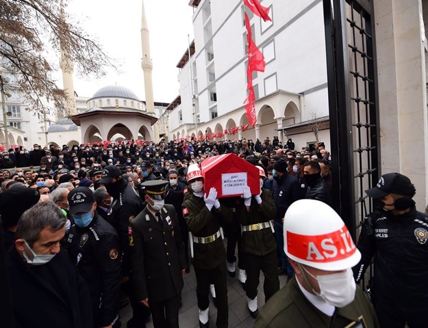 Kahramanmaraş Şehidini Son Yolculuğuna Uğurlandı