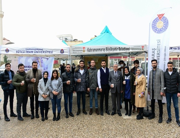 Büyükşehir'den, KSÜ Öğrencilerine Sınav Haftasında Çorba İkramı