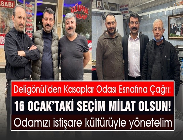 Deligönül’den Kasaplar Odası Esnafına Çağrı