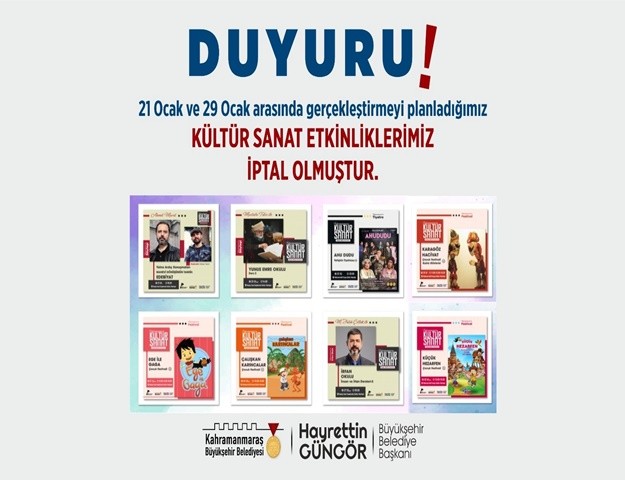 Kültür Sanat Sezonu Etkinliklerinde Önemli Duyuru