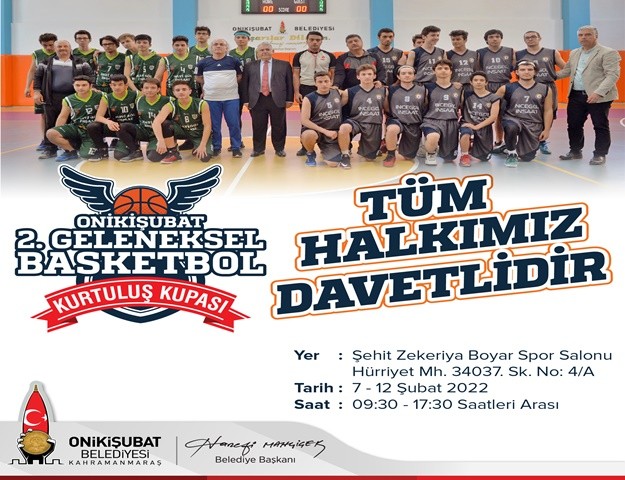 Onikişubat Belediyesi Kurtuluş Kupası Basketbol Turnuvası