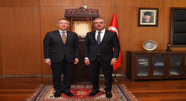 Başkan Güngör, Tayvan Temsilcisi Huang’ı Ağırladı