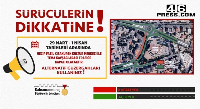 Büyükşehir’den Sürücülere Uyarı!