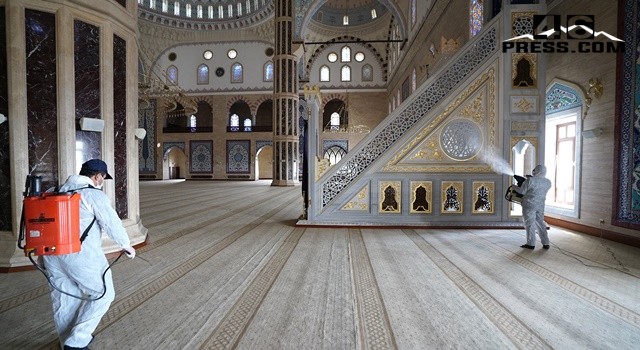 Camiler’de Dezenfeksiyon Çalışması