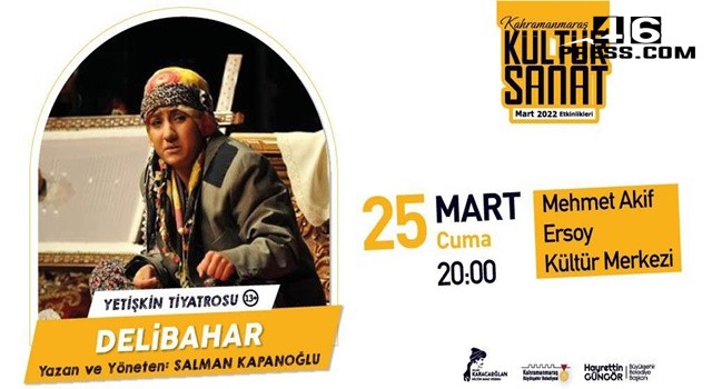 ‘Delibahar’ Tiyatroseverlerle Buluşacak