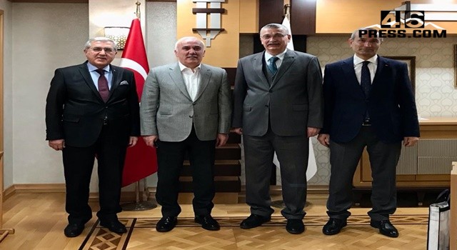 Güvenç ve Rektör Can'dan Yoğun Mesai