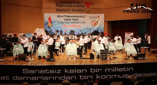 Kahramanmaraş’ta ‘Hair Fest’ Yarışması Yapıldı