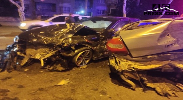 Kahramanmaraş’ta Maddi Hasarlı Kaza