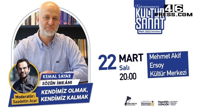 Kemal Sayar’la Söyleşi Gerçekleştirilecek