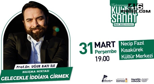 Kültür Sanat Etkinliklerinde Yazar Batı Konferansı