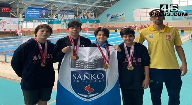 SANKO Okullarının Yüzme Başarısı