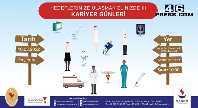 SANKO Üniversitesi Kahramanmaraş'ta Kariyer Günü Düzenliyor