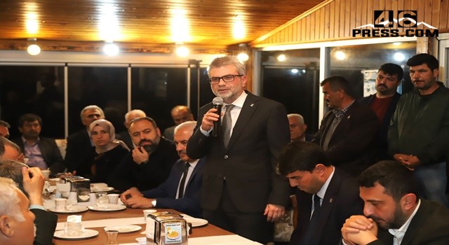 AK Parti İl Başkanı Görgel, Andırın’da Gönül Sofrasına Konuk Oldu