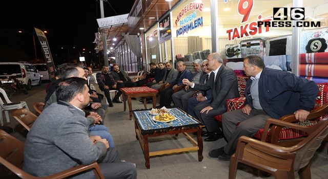 Başkan Okay’dan Vezir Hoca Bulvarı Esnafına Ziyaret