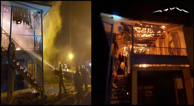 Göksun’da İkamet Yangını Korkuttu