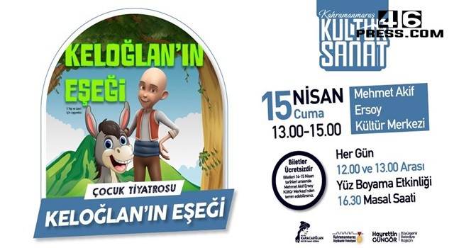 ‘Keloğlan’ın Eşeği’ Miniklerle Buluşacak