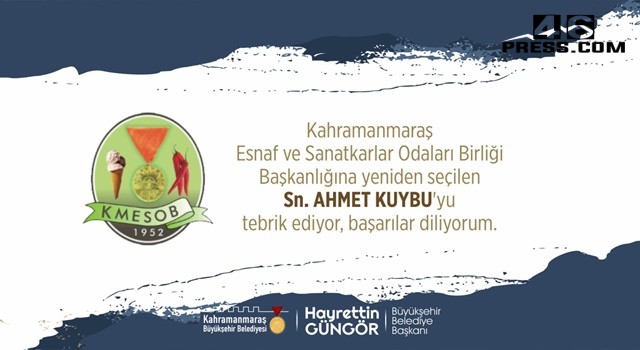 Başkan Güngör’den Kuybu’ya Tebrik