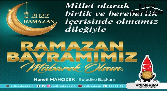 Başkan Mahçiçek’ten Ramazan Bayramı Mesajı