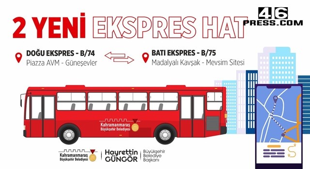 Büyükşehir’den İki Yeni Ekspres Hat