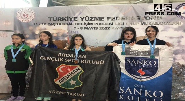 SANKO Okullarını Yüzme Başarısı