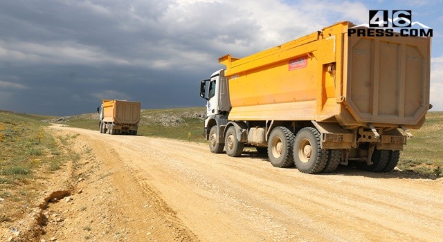 Afşin’de Kırsal Mahalle Yolları Büyükşehir’le Yenileniyor