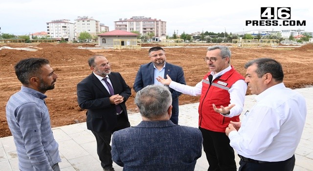 Başkan Güngör: “Afşin Millet Bahçesi’ni Tamamlıyoruz”