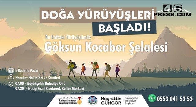 Doğaseverlerin Bu Haftaki Rotası Göksun Kocabor Şelalesi