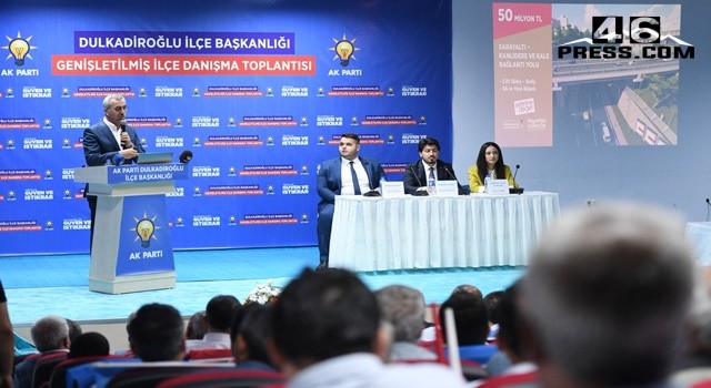 “Dulkadiroğlu’na Bu Yıl 450 Milyon TL’lik Yatırım Yapıyoruz”