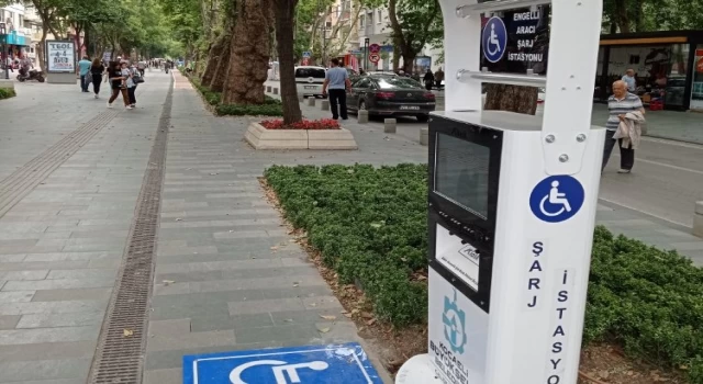 Kocaeli’de engelli şarj istasyonları devrede