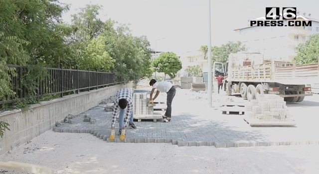 Pazarcık’ta Caddeler Büyükşehir’le Güzelleşiyor