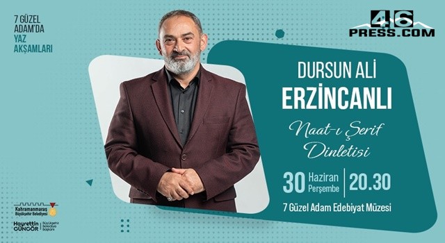 Şair Erzincanlı ile Naat – ı Şerif Dinletisi