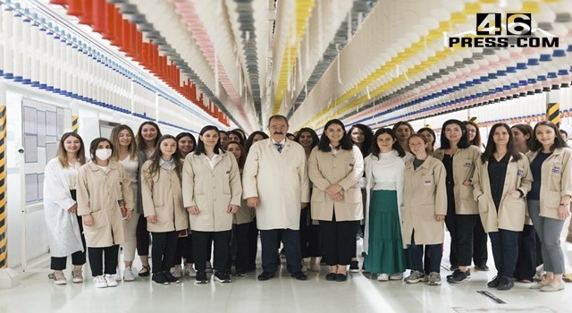 SANKO Holding'in Kadın Mühendisleri Yönetim Kurulu Başkanı Adil Sani Konukoğlu İle Bir Araya Geldi