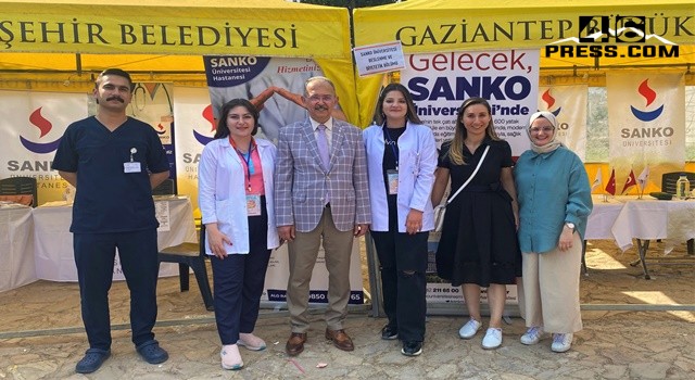 SANKO Üniversitesi "Sağlıklı Yaşam Festivali"nde
