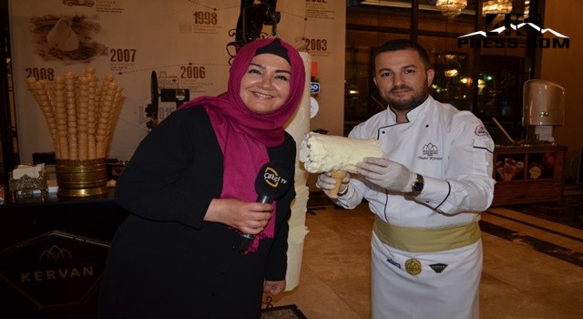 Ünlü sunucu İkbal Gürpınar Kervan’ın lezzetlerine hayran kaldı