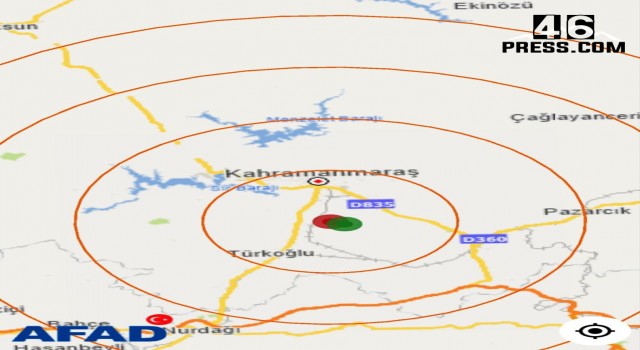 Kahramanmaraş’ta peş peşe deprem