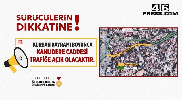 Kanlıdere Caddesi Trafiğe Açıldı
