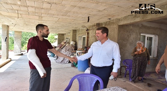 Başkan Okumuş ‘tan Gazi Araçay' a Anlamlı Ziyaret