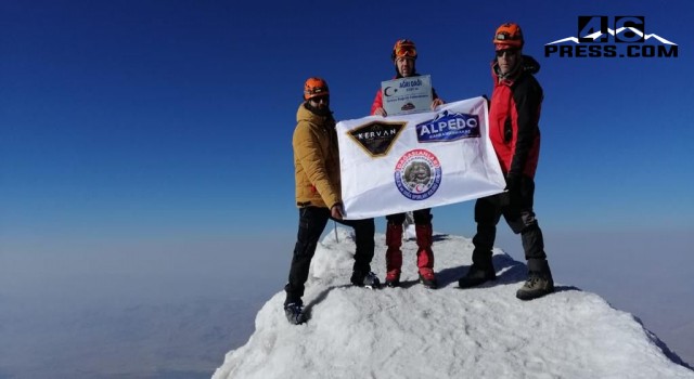 ALPEDO Ağrı Dağı zafer tırmanışına ortak oldu