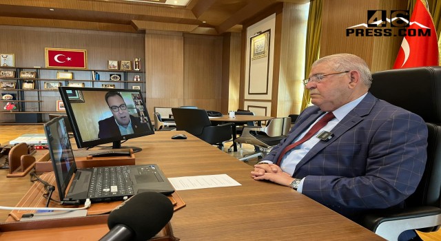 Başkan Mahçiçek, EXPO 2023’e katılacak olan Karadağ’lı yetkililerle çevrimiçi toplantı yaptı