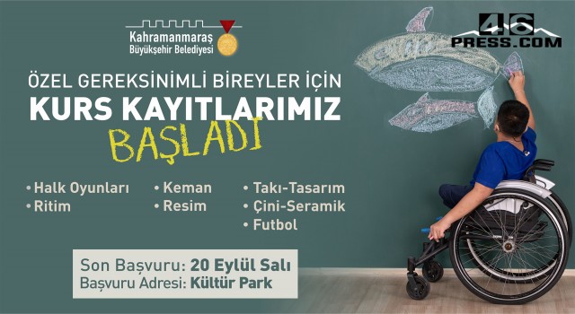 Büyükşehir’in ‘Özel’ Kurslarında Kayıtlar Başladı