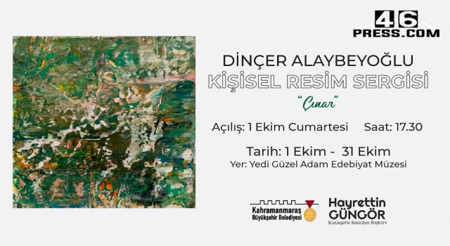 “Çınar” Resim Sergisi Kapılarını Sanatseverlere Açıyor
