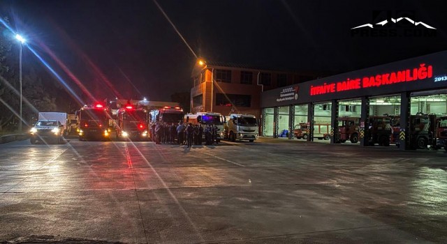 Kahramanmaraş İtfaiyesi Mersin İçin Yola Çıktı