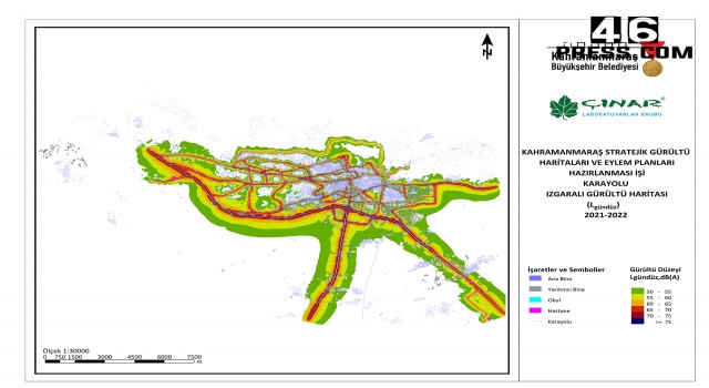 Kahramanmaraş’ın Gürültü Haritası Çıkarıldı, Tedbirler Hazır