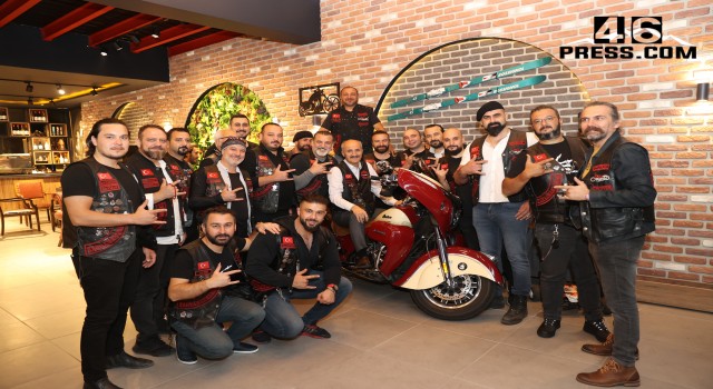 Başkan Okay, Motosiklet Tutkunlarıyla Bir Araya Geldi