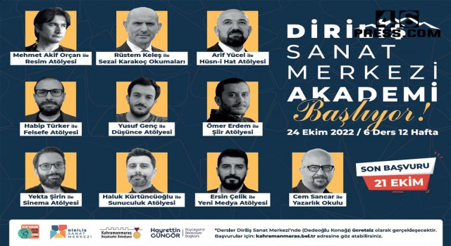 Diriliş Sanat Merkezi’nde Kayıtlar Başladı!