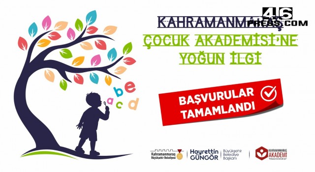 Kahramanmaraş Çocuk Akademisi’ne Yoğun İlgi
