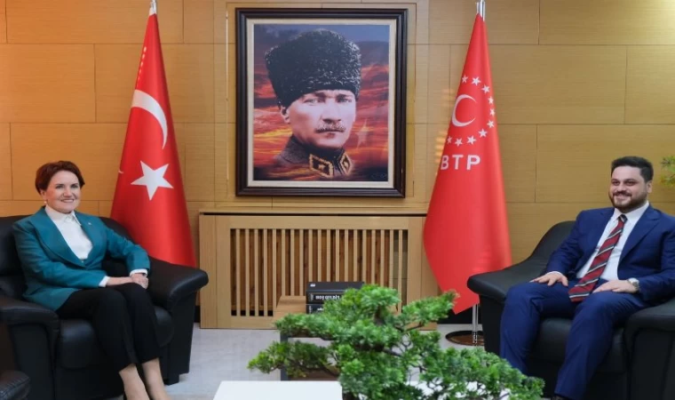 Meral Akşener, BTP Genel Merkezi’nde