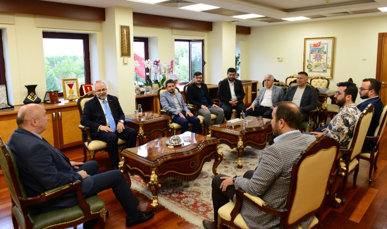 MÜSİAD Şube Heyetinden Rektör Yasım’a “Hayırlı Olsun” Ziyareti