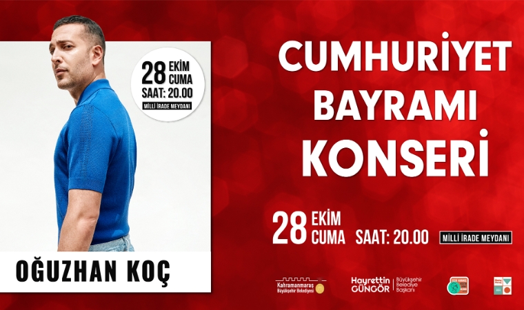 Oğuzhan Koç Kahramanmaraş’ta Sahne Alacak