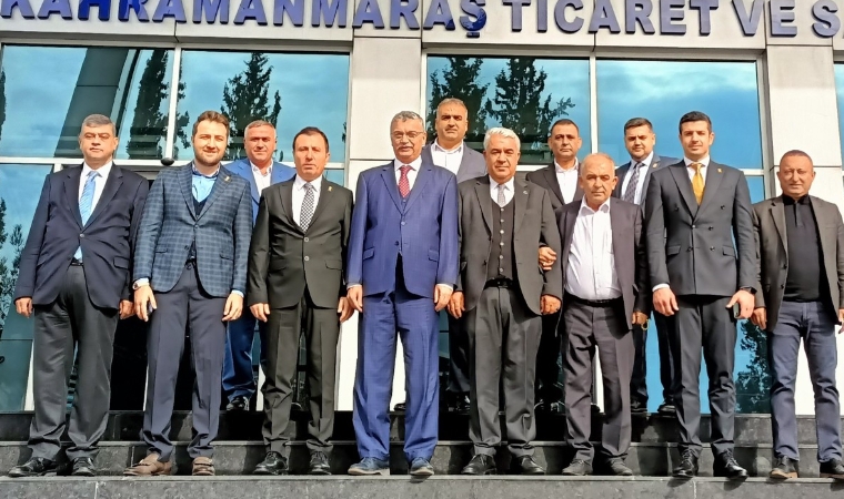 Celalettin Güvenç’ten KMTSO Başkanı Buluntu ve yönetimine hayırlı olsun ziyareti